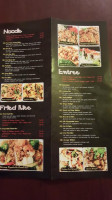 Bangkok Tokyo menu