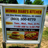 Momma Diane food