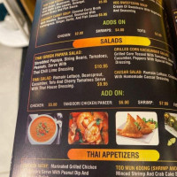 Basil Indian And Thai Grill menu