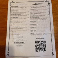 Indigo Kitchen And Alehouse menu