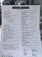 Brick Dough menu