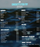 Crockett's Fish Fry menu