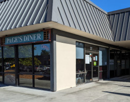 Page’s Diner outside