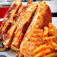 Twisted Grilled Cheese food