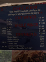 Sharks Fish Chicken menu