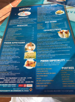 876 Cafe menu