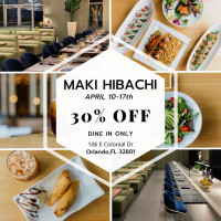 Maki Hibachi food