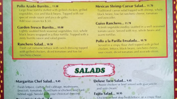 Plaza Bonita Family Mexican menu