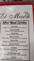 El Meson menu