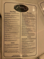 Panico's Bistro menu