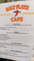 Salt Flats Cafe menu