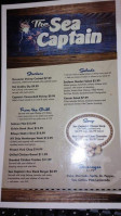 The Sea Captain menu