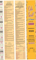 Cibo Grill menu