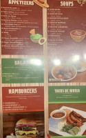 San Miguel Mexican menu