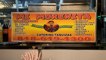 Mi Morenita Taco Truck food