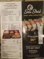 Sea Shai Korean Japanese menu