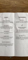 Cloudview Kitchen menu