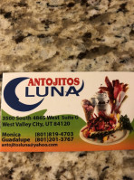 Antojitos Luna food