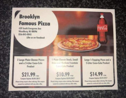 Brooklyn Famous Pizza food