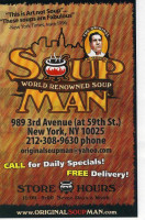 Soup Man menu