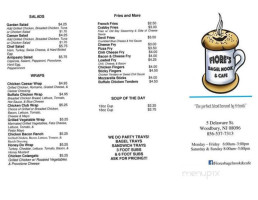 Fiore's Bagel Nook And Cafe menu