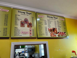 Kearny Bagel Deli Cafe menu