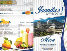 Juanita's menu