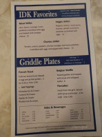 Idk Green House menu