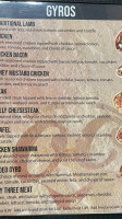 Foodies Gyro Fusion menu