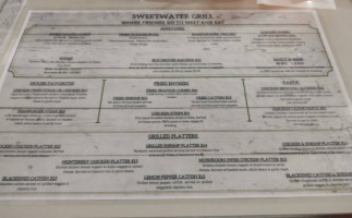 Sweetwater Grill menu