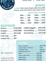 Bayonne Diner menu