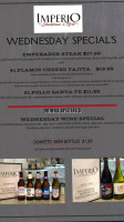 Imperio Steakhouse Grill food
