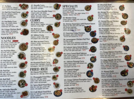 7 Seven Thai menu