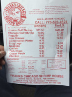 Frank's Chicago Shrimp House inside