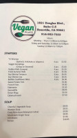 Vegan Plate menu