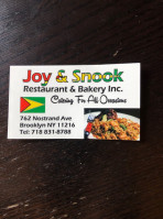 Joy & Snook Restaurant And Bakery . food