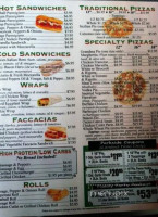 Frankie's Parkside Pizza menu