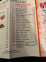 Osaka menu