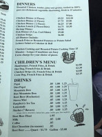 Barrel Drive In menu