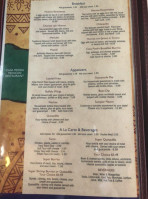 Casa Piedra Mexican menu
