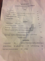 Westside Saloon menu