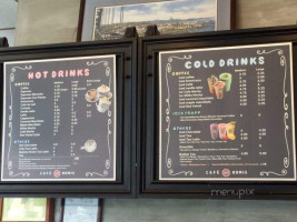 Perk Up Cafe menu