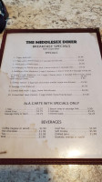 Middlesex Diner Inc. menu