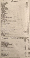 Frank’s Original Italian Pizza menu