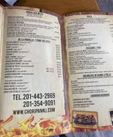 Choripan Bayonne menu