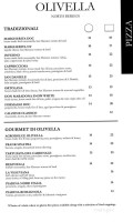 Olivella menu