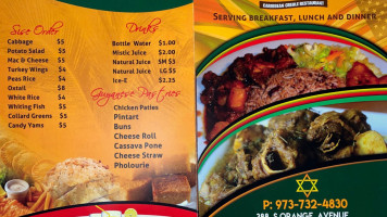 Bee'z Caribbean Creole menu