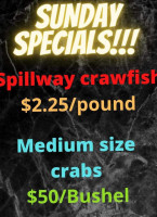 Crawdaddy Seafood menu