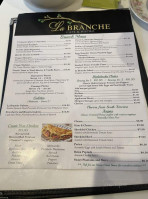 La Branche Bistro Cafe menu
