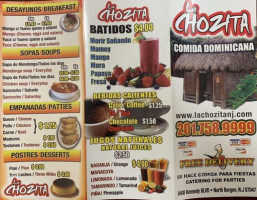 La Chozita menu